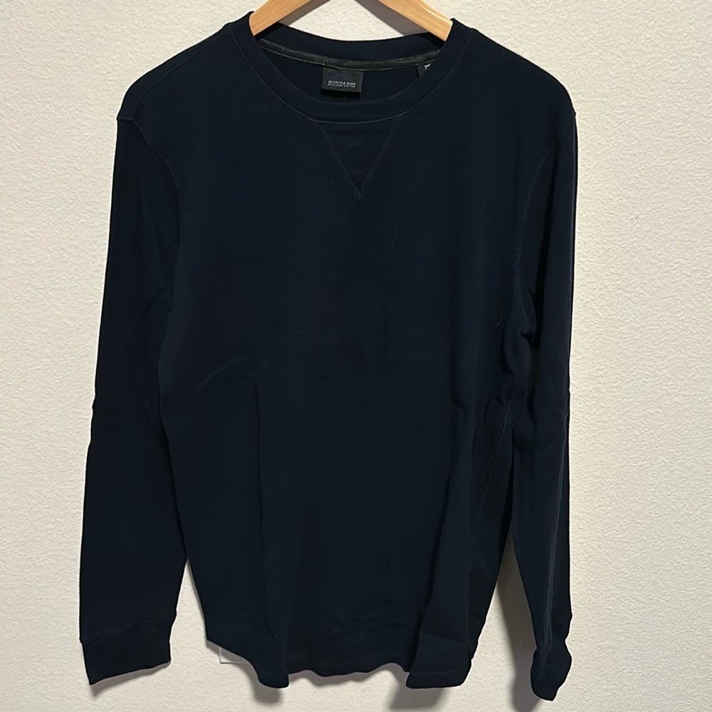 Scotch and Soda Waffle Long Sleeve T-shirt